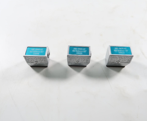 Angle Beam Probe High Temperature Up To 120° Ultrasonic Transducer Normal Crystal
