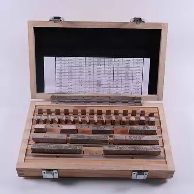 Certificated Gage Block Set 38 Pcs Grade 0 Slip Jo Blocks 1-100mm made By Tmteck