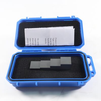 4 Step Ultrasonic Calibration Block with 3-5-10-15mm Thickness in 1018 Steel for Ultrasonic Testing