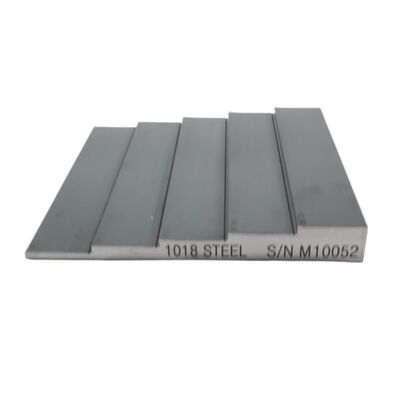 5-Step 1018 Steel UT Calibration Block Step Thickness 2.5-5-7.5-10-12.5mm Special Width 100mm