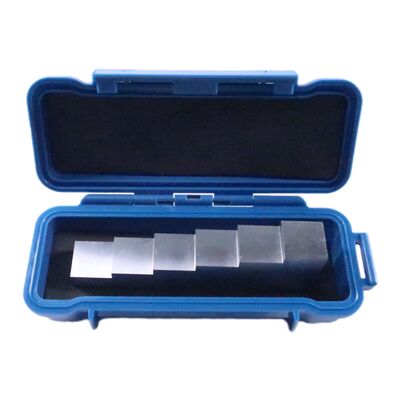 1018 Steel 6 Step Calibration Block with 10-15-20-25-30-35mm Thickness for Ultrasonic Testing