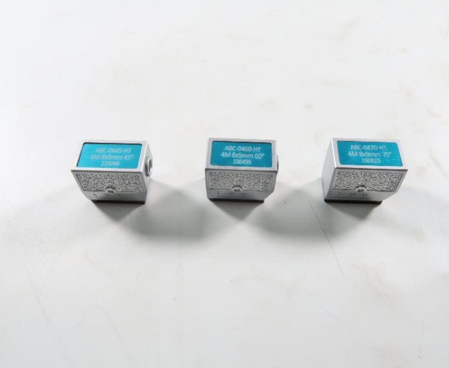 Angle Beam Probe High Temperature Up To 120° Ultrasonic Transducer Normal Crystal