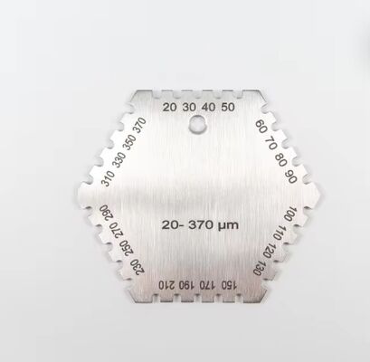 TMTECK-370 Medidor de Película Húmeda/Peine de Película 20-370µM