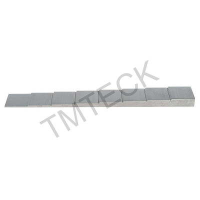 Bloque de calibración de 8 pasos de aluminio 7075 con espesor de 1-2-3-4-5-6-7-8 mm para pruebas por ultrasonido