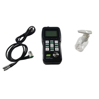 TM210 PLUS Medidor de espesor ultrasónico con rango de medición de 0,75 mm ~ 300.0 mm, pantalla LCD 128 * 64 y garantía de 2 años
