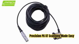 Codificador universal de minirueda TMTeck, compatible con cuñas PA estándar Olympus NDT para Phased Array